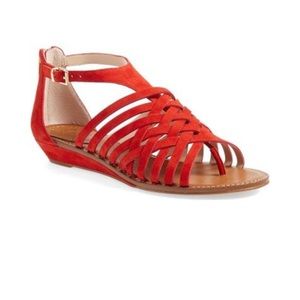 Worn Once Red Vince Canute Sandal